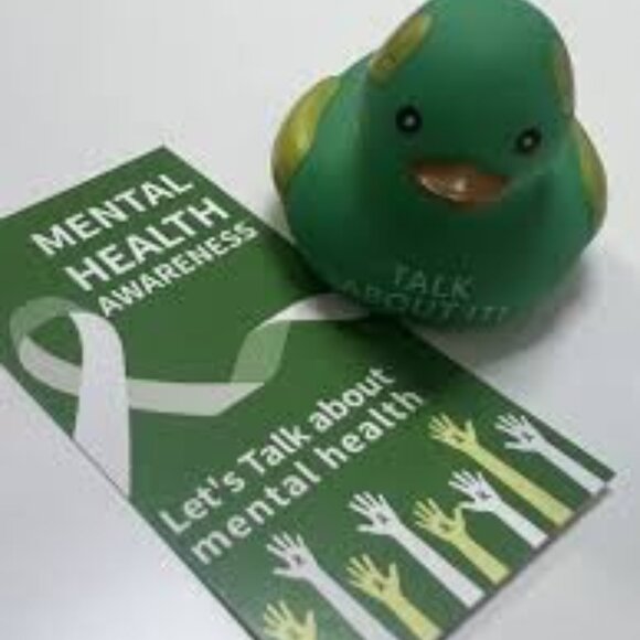 💚🦆 Mental Health Awareness Rubber Duck – Talk About It! (Limited Qty) - Picture 9 of 9